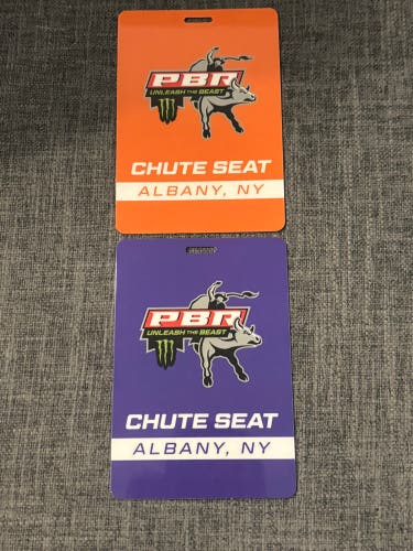 Professional Bull Riding Albany New York Passes Collectors Purposes