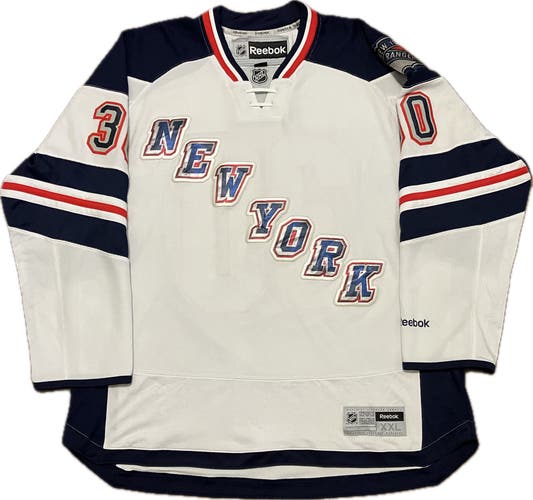 New York Rangers Henrik Lundqvist 2014 Stadium Series Reebok NHL Hockey Jersey Size 2XL