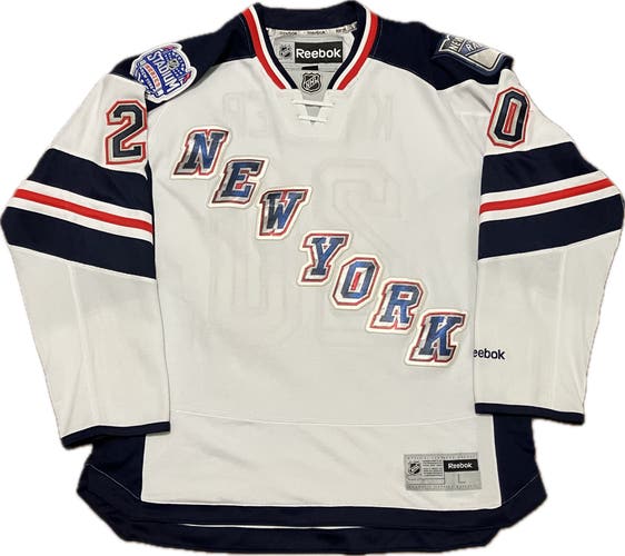 New York Rangers Chris Kreider 2014 Stadium Series Reebok NHL Hockey Jersey Size L