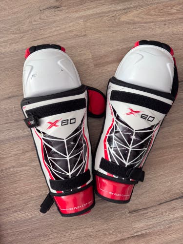 Intermediate Bauer Vapor X80 13" Shin Pads (Used)