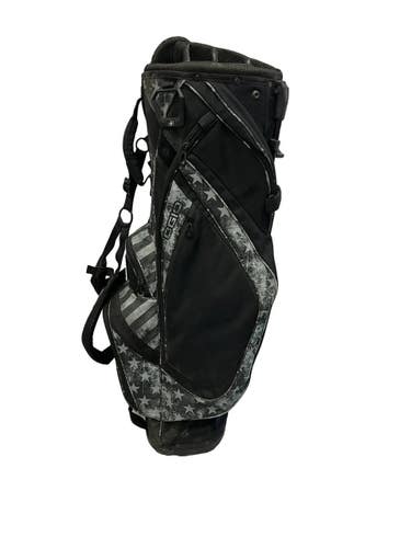 Used Ogio 8 Way Mens Stand Bag Black And Grey 11692-S000157351