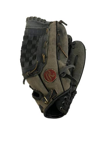 Used Rawlings 12.5" Black RH Throw BB/SB Glove 11692-S000157337
