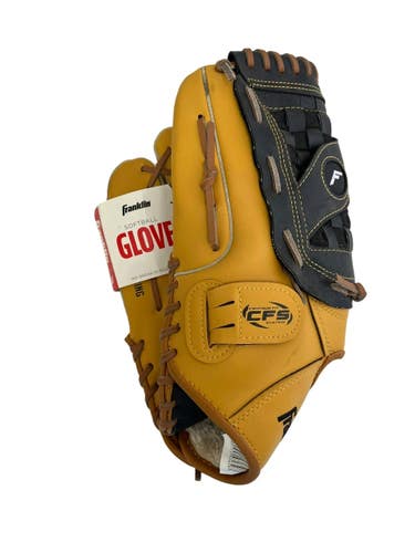 New Franklin 22600L 14" LH Throw Brown Slowpitch Softball Glove 11692-S000157319