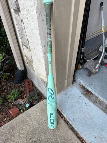 2026 Rawlings Icon Composite USSSA Certified Bat (-5) 27 oz 32" (Used)