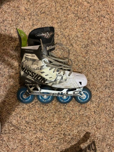 Mission Inhaler WM02 Inline Skates Wide Width Size 6.5 (Used)