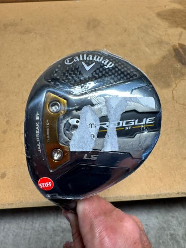 Men's Callaway Rogue ST LS Left Hand Fairway Wood Stiff Flex 3 Wood Graphite Shaft (New)