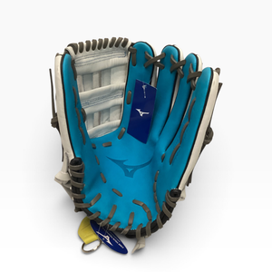 Used Mizuno GPSF-70DD RH Throw Fastpitch Gloves White 12 1/2" 11443-S000208550