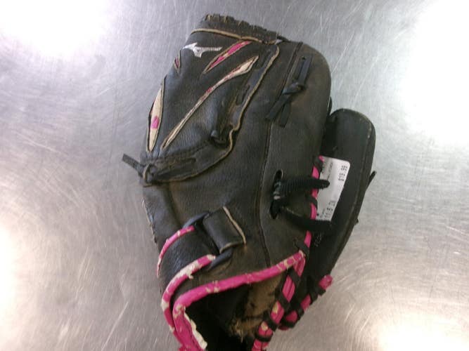 Used Mizuno FINCH RH Throw Fastpitch Gloves Black 11 1/2" 11868-S000071911