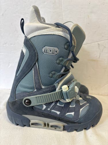 Women's Size M 6.5 (W 7.5) Burton Moto SI Snowboard Boots Medium Flex (Used)