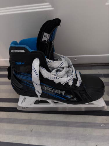 2024 Bauer GSX Hockey Goalie Skates Extra Wide Width Size 5 (Used)