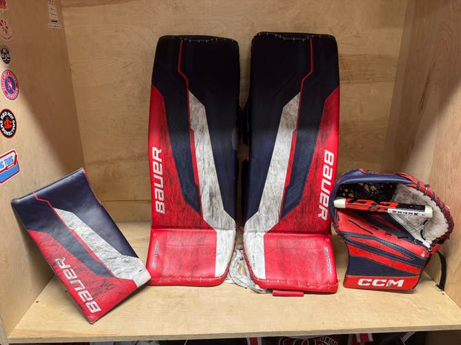 34" 2025 Bauer Supreme Shadow Regular Goalie Full Set Pro Stock (Used)