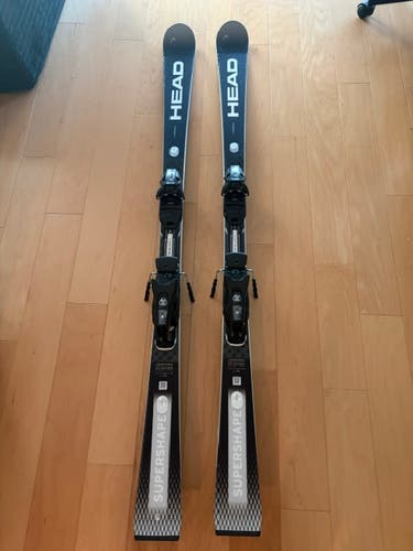 Unisex 2025 HEAD 170 cm All Mountain Supershape e-Original Skis With Bindings (Used)