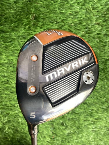 Callaway Mavrik Lefthanded LH Fairway 5 Wood 18* Helium 5F1 Ladies Graphite