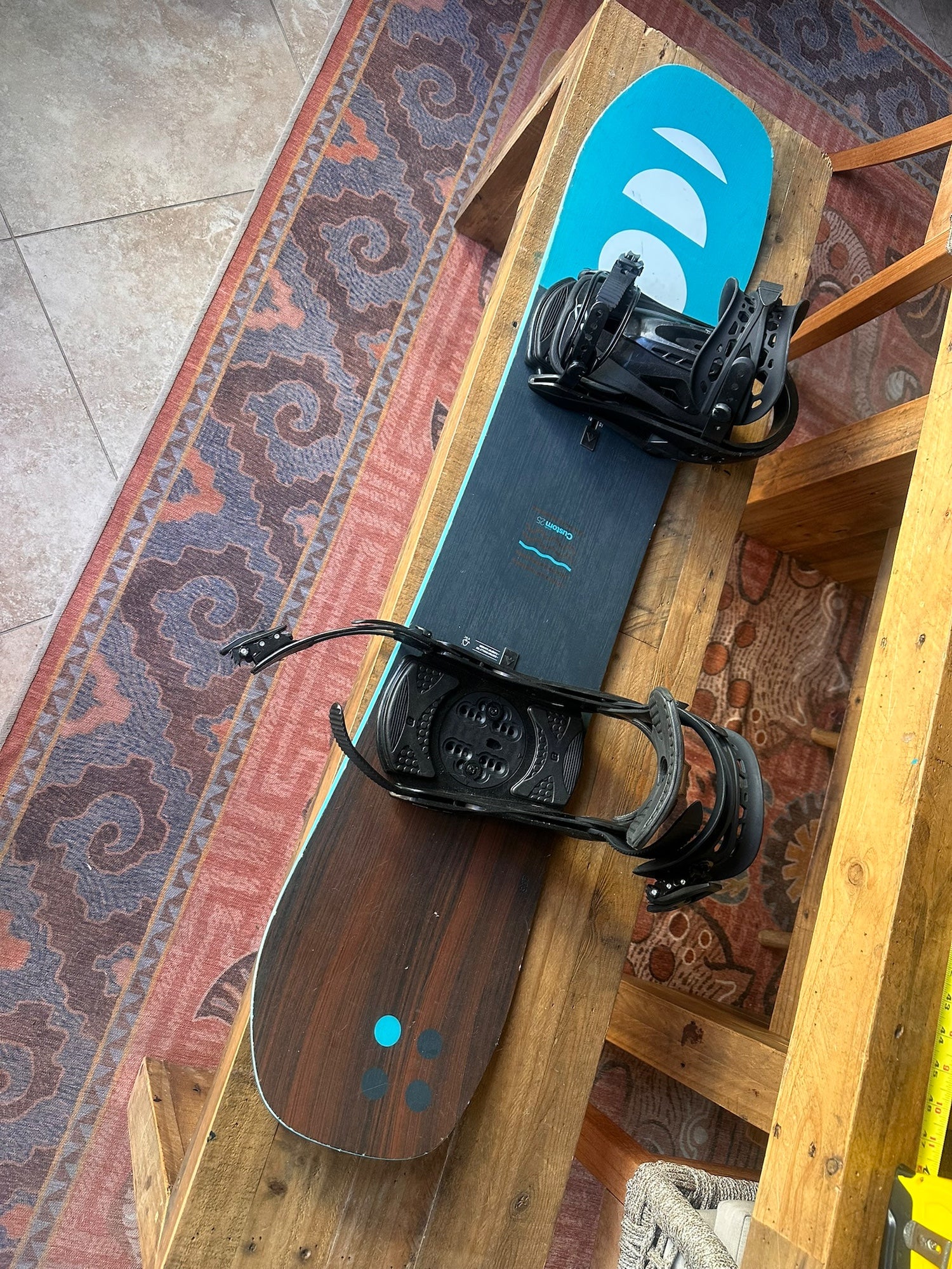 Burton Custom Snowboard With Bindings 125 cm (Used) | SidelineSwap