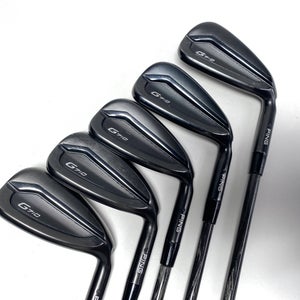Ping G710 Iron Set 6-PW Black Dot AeroTech Gener8 F2 60g Senior RH +1/2''