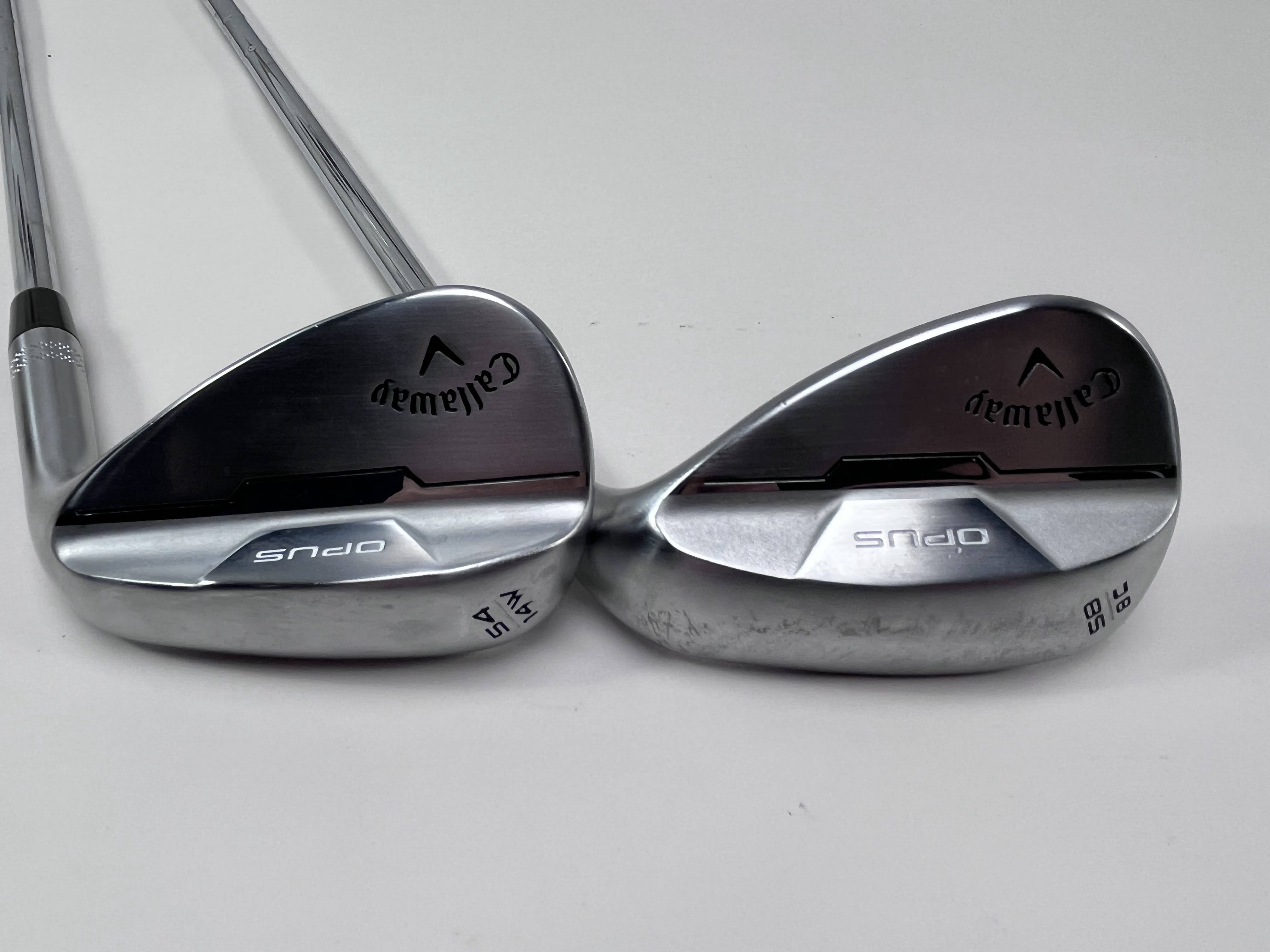 Callaway Opus Brushed Chrome 54*, 58* Wedge Set Right DG Steel