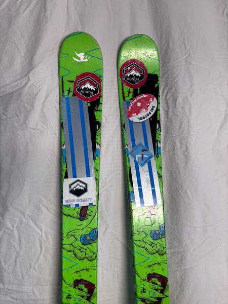 Kid's Line Future Spin Shorty 137 cm Park Skis Without Bindings