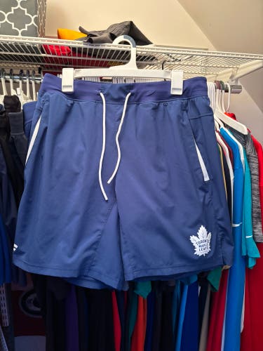 Toronto Maple Leafs NHL fanatics authentic pro Blue Large Men's Shorts