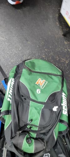 Used Schutt BACKPACK BB/SB Player Backpack Green 11497-S000161534