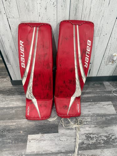 36" 2022 Bauer Mach Goalie Leg Pads Pro Stock (Used)