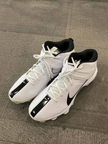 Used Nike TROUT BLUE DEVIL BB/SB Cleats White Senior 14 11614-S000244052