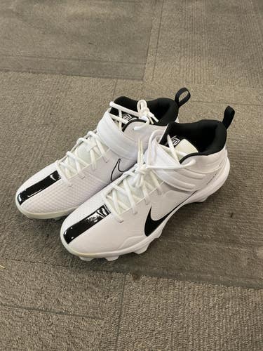 Used Nike TROUT BLUE DEVIL BB/SB Cleats White Senior 13 11614-S000244053