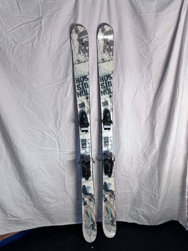 Rossignol S2 Howell Twin Tip Skis 160cm for Park and Pipe/All Mountain Jibber with Bindings (Used)