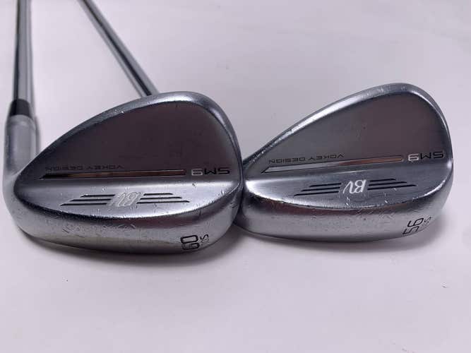 Titleist Vokey SM9 Tour Chrome Wedge Set 56* 10 | 60* 10 SM9 Wedge Steel Mens RH