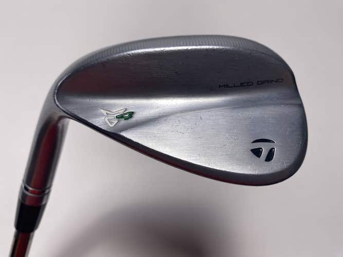 LEFTY TaylorMade Milled Grind 4 Chrome Sand Wedge SW 54* 11 UST Recoil Senior LH