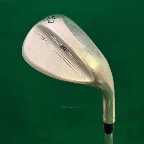 Titleist Vokey SM9 Nickel 60-4T 60 Lob Wedge Vokey Design Steel Wedge Flex