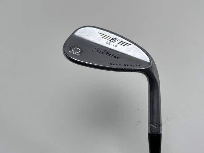 Titleist Vokey Spin Milled SM4 Chrome Wedge 56* 14 Bounce Wedge Steel Mens RH