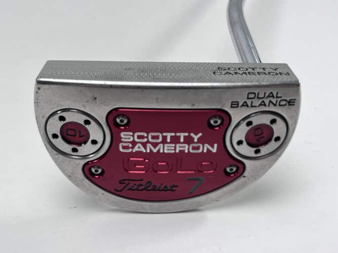 Scotty Cameron Golo 7 Dual Balance 2014 Putter 38" Mens RH 17" Long Grip