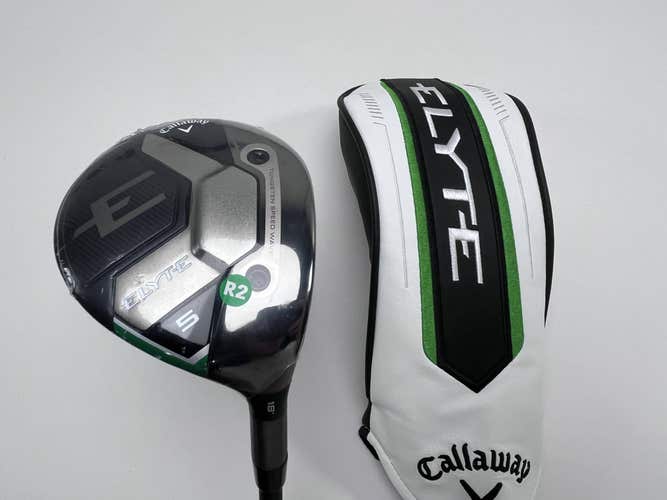Callaway Elyte 5 Fairway Wood 18* Mitsubishi Chemical Vanquish R2 Senior RH NEW