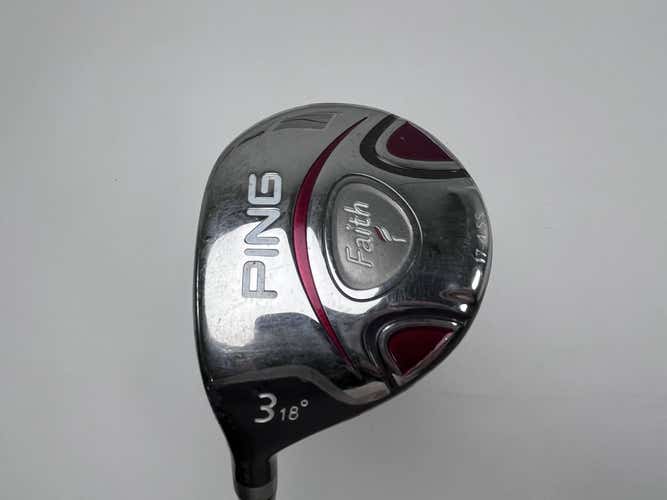 LEFTY Ping Faith 3 Fairway Wood 18* ULT200 Ladies LH Undersize Grip