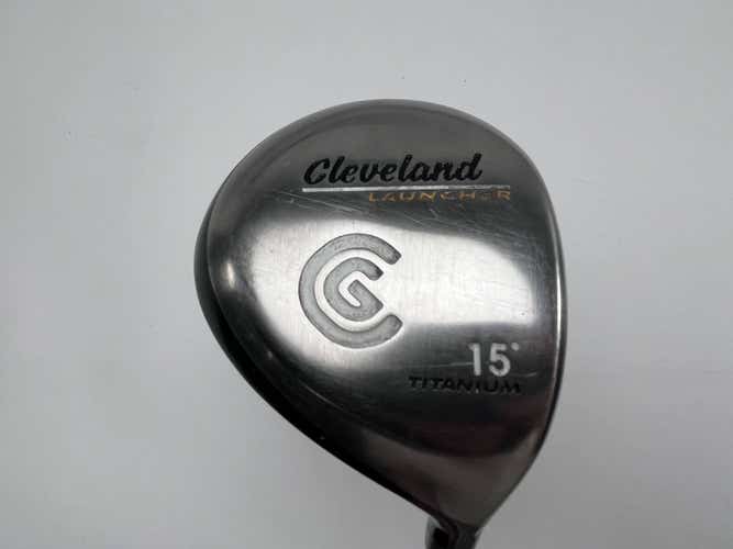 Cleveland Launcher Titanium 3 Fairway Wood 15* Launcher Gold 65g Stiff RH