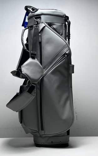 Mizuno Pro 2025 Premium Stand Bag Gray 5-Way Divide Dual Strap Golf Bag