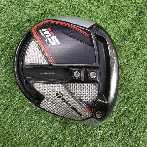 TaylorMade M5 Tour 9 Driver Head Only RH Gray Red Twist Face Right Handed