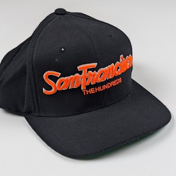 RARE The Hundreds San Francisco Snapback Hat SAMPLE Green Underbrim Y2K Skate