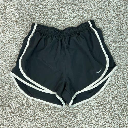 Nike Shorts Womens Small Black Dri-FIT Lined 3.5" Running Athletic Tempo Gym