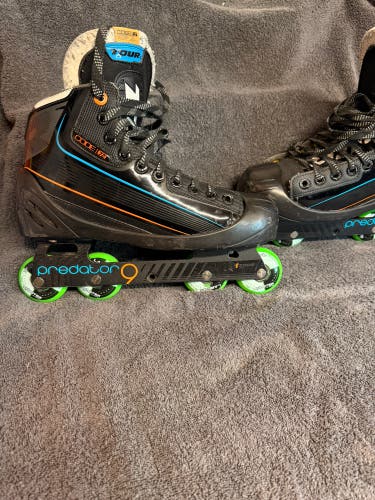 TOUR Code 72 Inline Goalie Skates Sr '19 Size 9