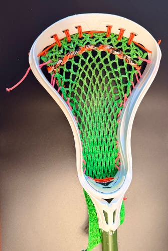 Vintage Brine Mikey Powell Swerve Lacrosse Stick with Python Camo Shaft.