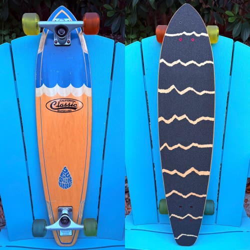 Sector 9 Skateboards Custom Complete Longboard Skateboard 34.25” Gullwing Trucks