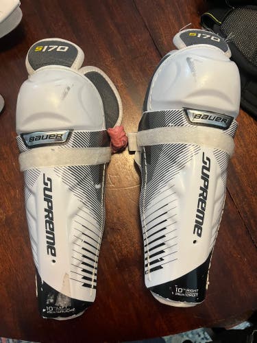 Youth Bauer Supreme S170 10" Shin Pads (Used)