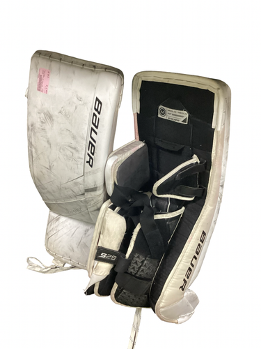 Used Bauer S 29 Goalie Leg Pads Inter White 31" 11613-S000189832
