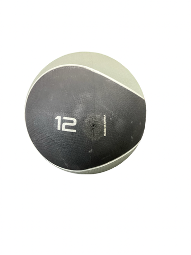 Used Cap Medicine Ball Grey 12 lb 11613-S000189903