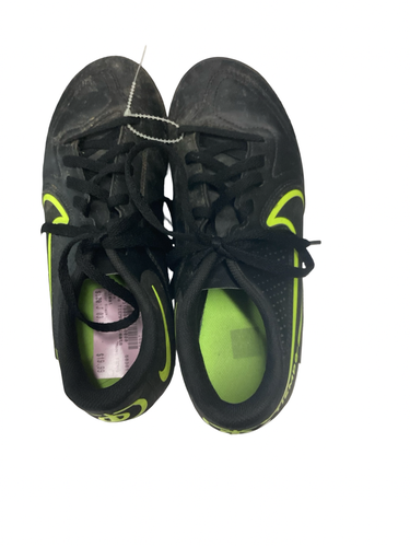 Used Nike TIEMPO Soccer Cleats Black Junior 03.5 11613-S000189892