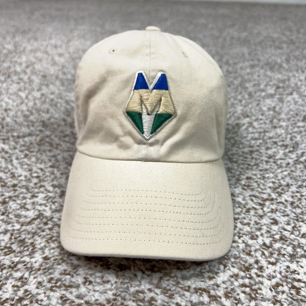 Milwaukee Bucks Hat Cap Strap Back Mens One Size Beige NBA Basketball '47