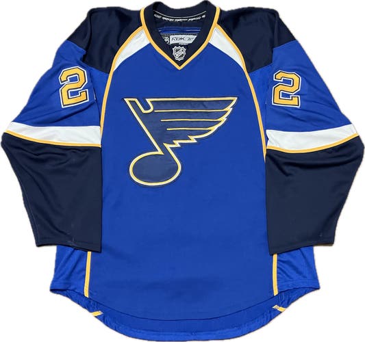 St Louis Blues Brad Boyes Reebok Edge 1.0 NHL Hockey Jersey Size 46