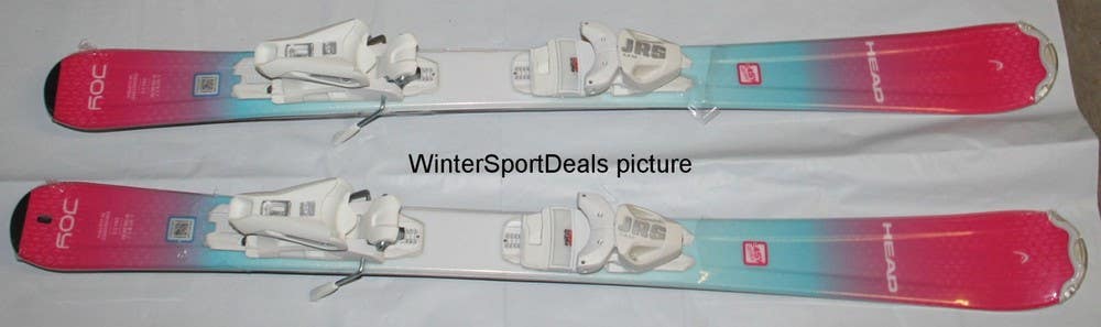 NEW 2027 HEAD Easy Joy Kids girl's Skis 107cm + JRS 4.5 GW adjustable Bindings
