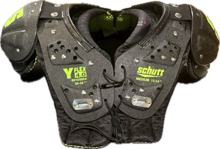 Medium Youth Schutt Y Flex 4.0 Youth Shoulder Pads (Used)